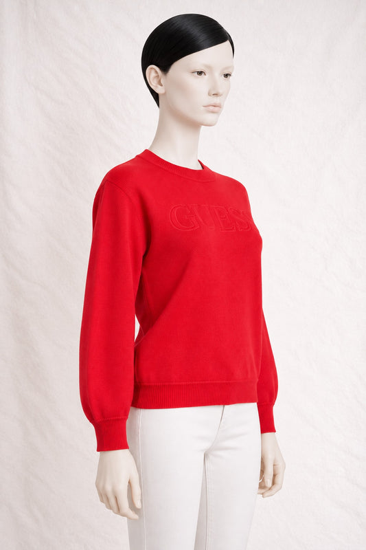 Authentic Vintage Red Knit Guess Jumper