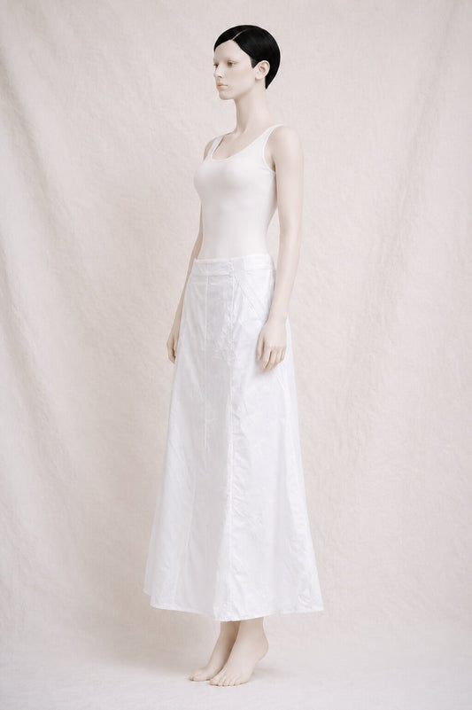 Authentic Vintage Long White Cotton Skirt Armani Jeans