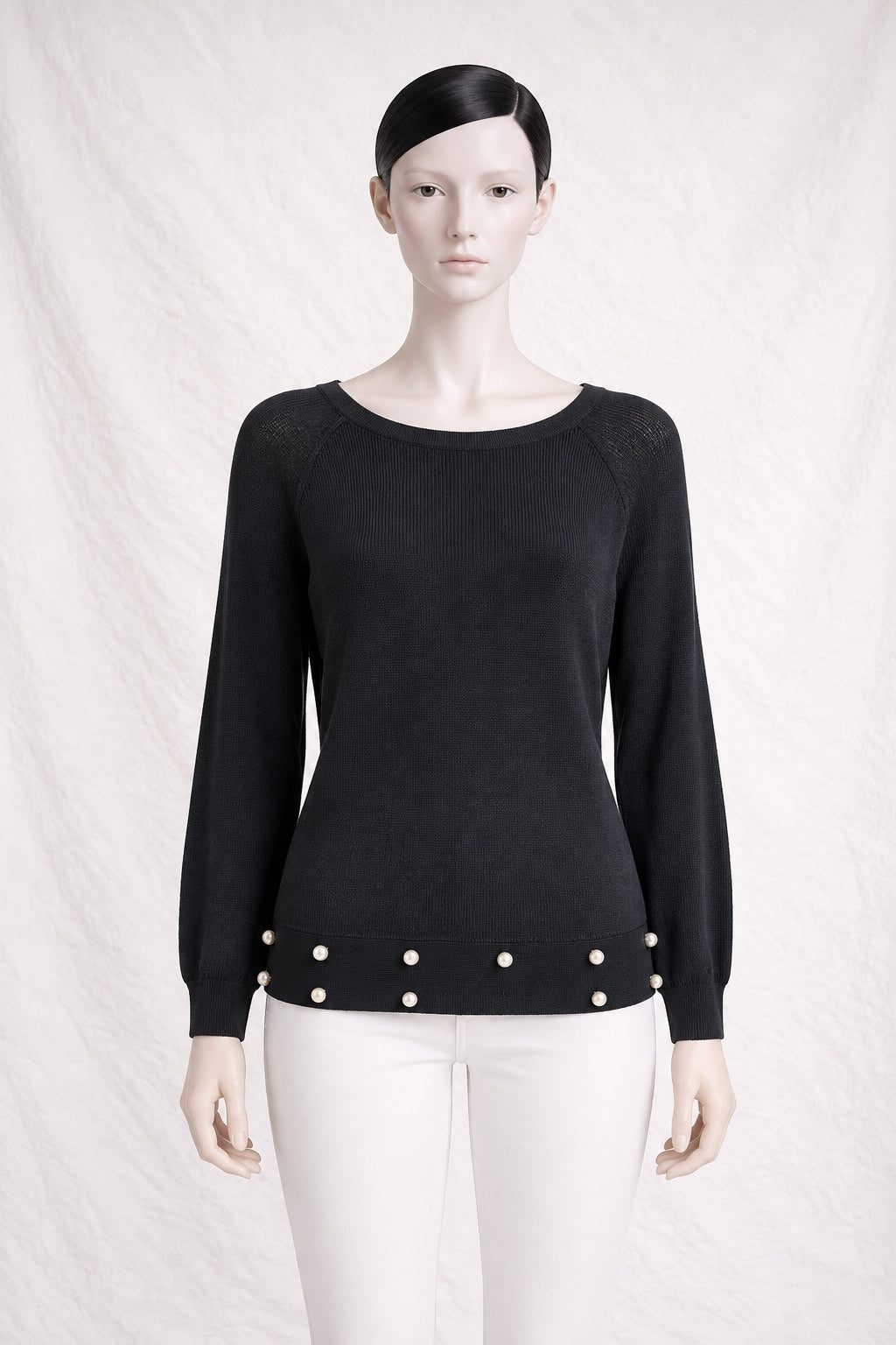 Authentic Vintage Black Cotton Jumper Claudie Pierlot