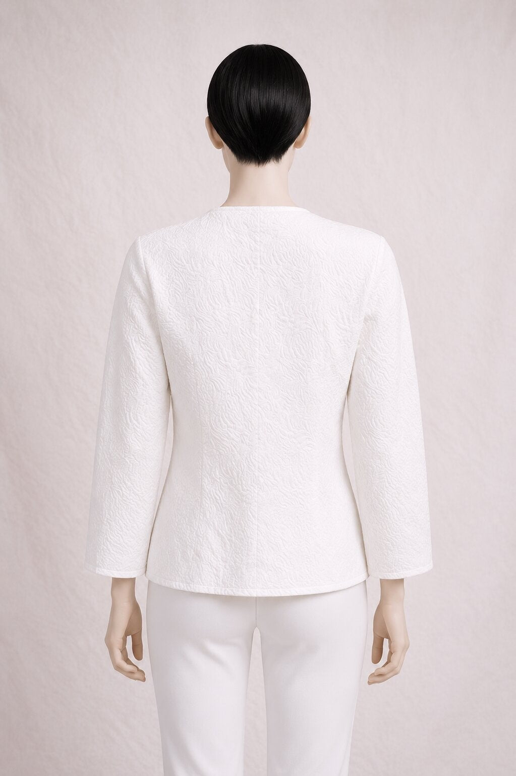 Authentic Vintage Cotton Jacquard Blazer by Guy Laroche