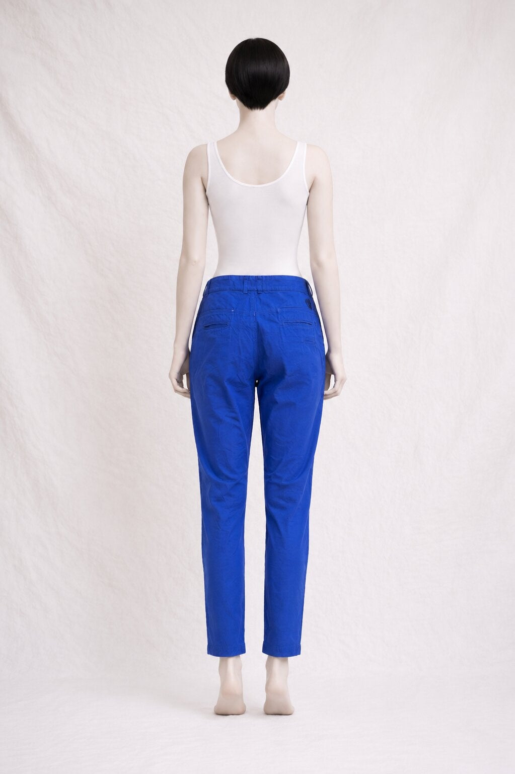 Authentic vintage electric blue cotton trousers Kenzo