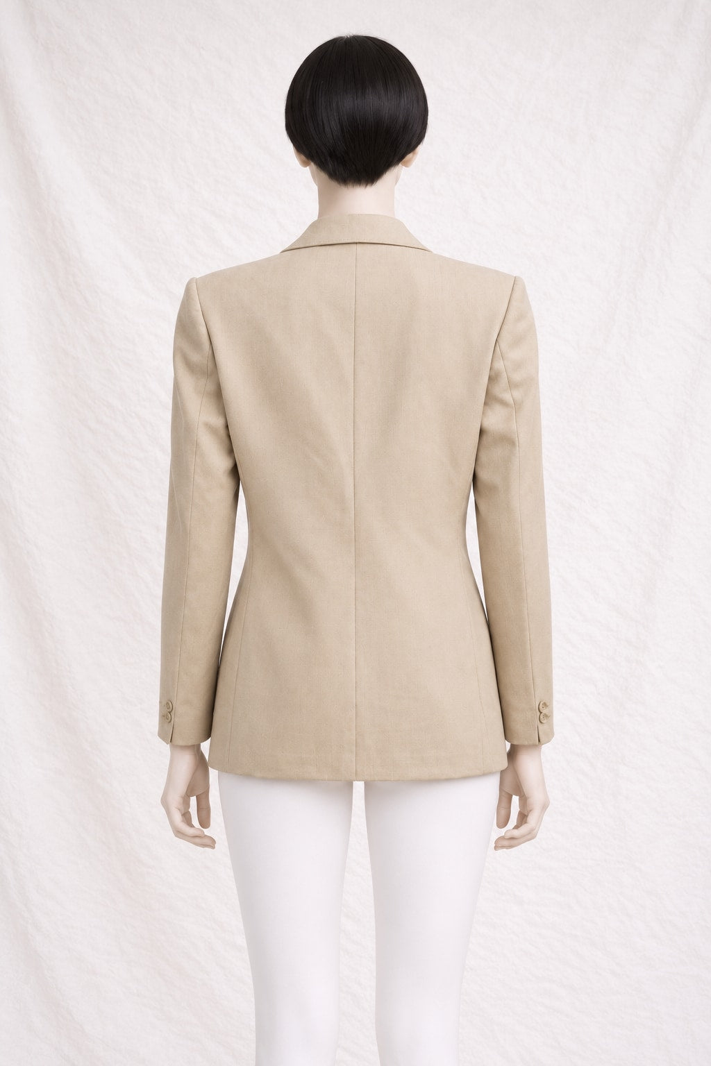 Blazer Burberry en laine beige vintage authentique