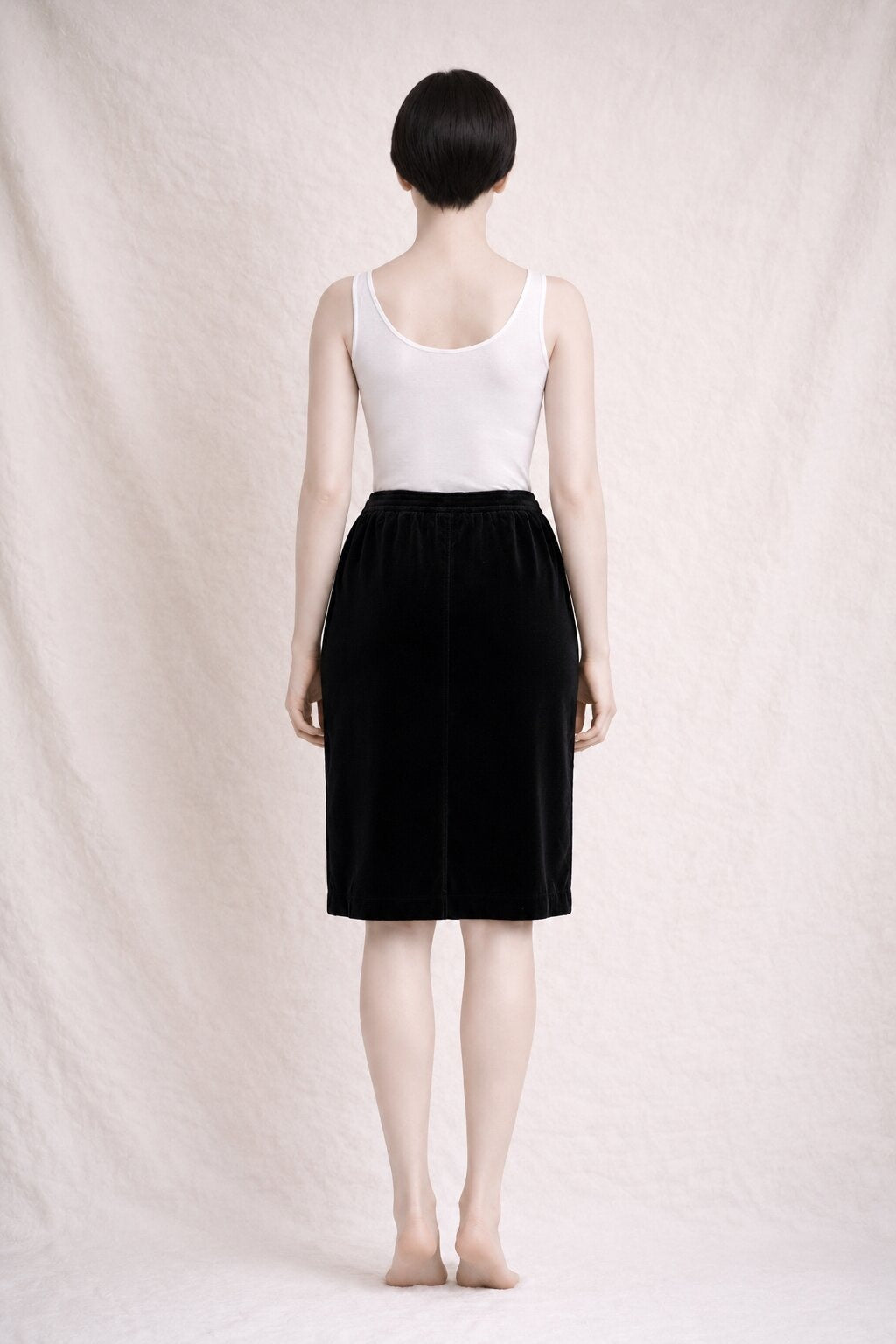 Vintage Authentic Black Velvet YSL Skirt