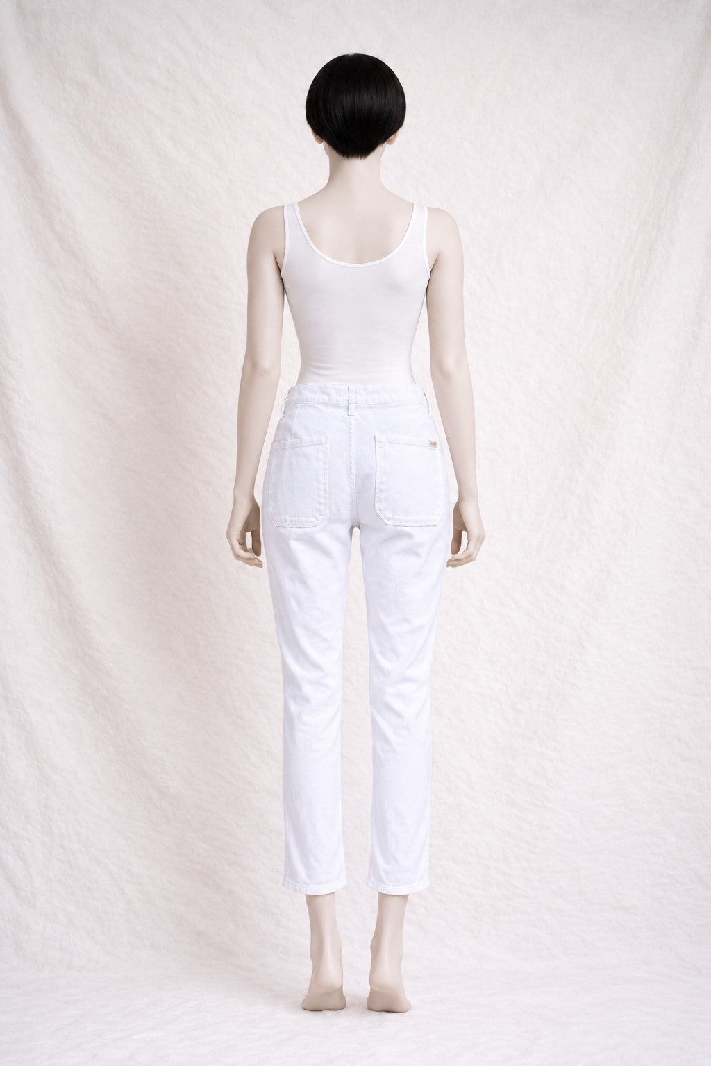 Authentic Vintage White Denim Jeans Ba&sh