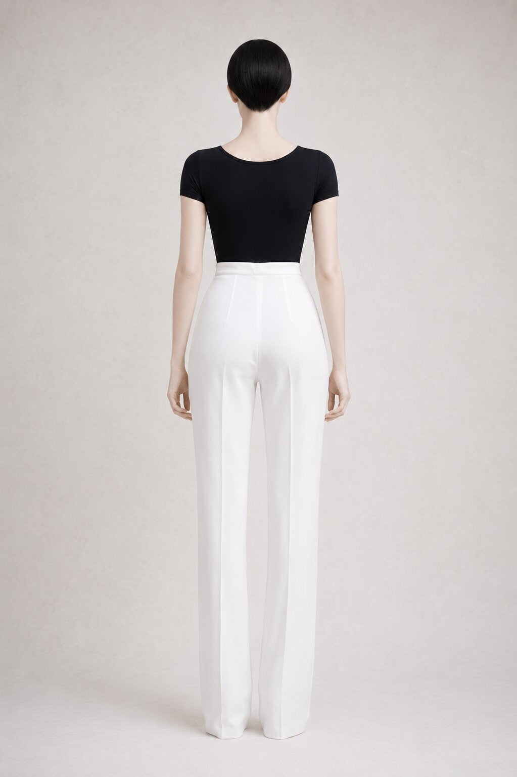 New Gianfranco Ferré Vintage Authentic White Viscose Trousers