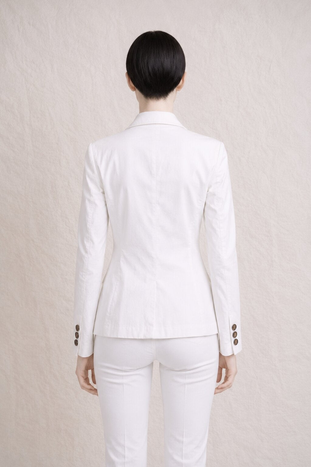 Blazer Dolce & Gabbana in authentic white cotton