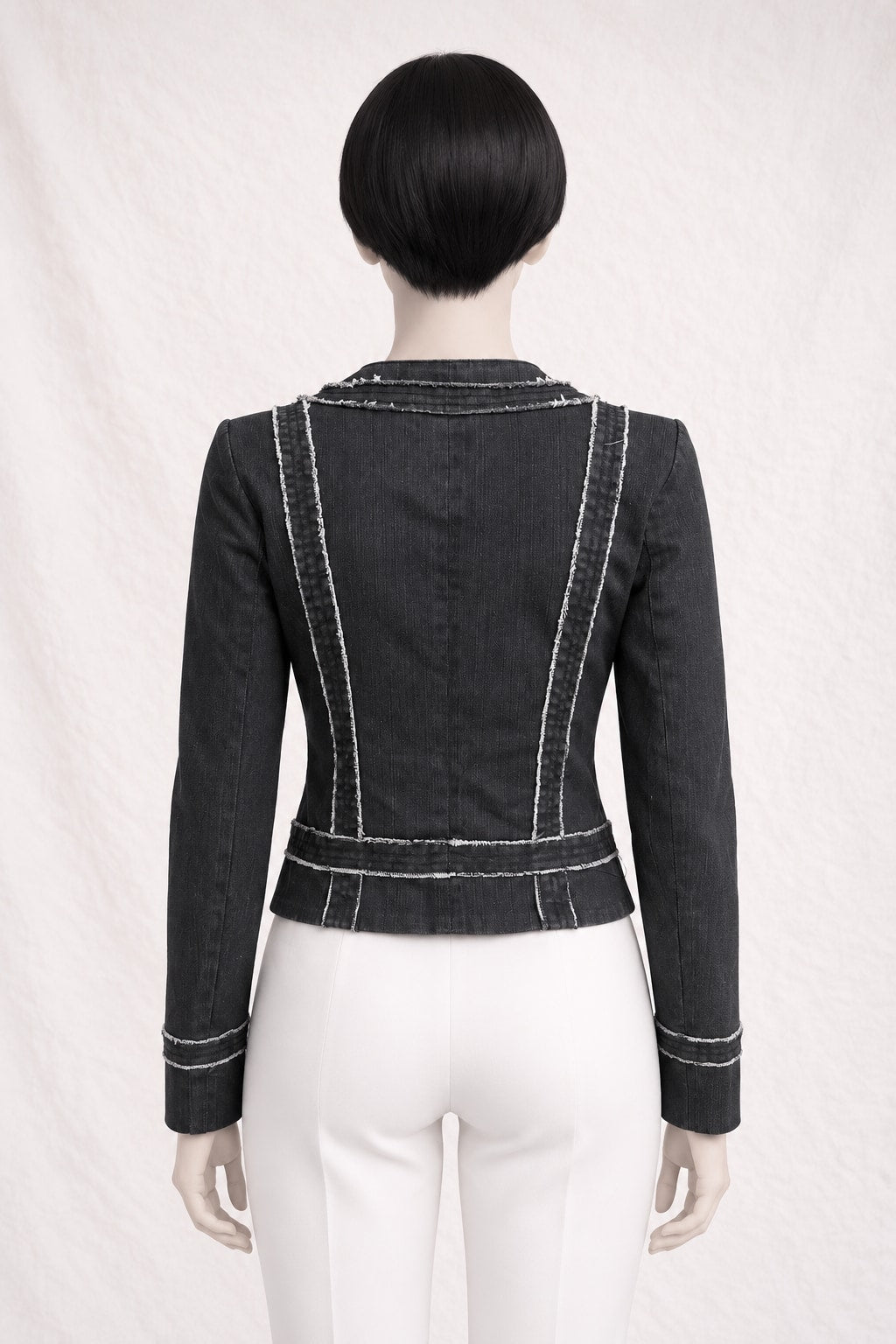 Veste en jean Armani en denim gris vintage authentique