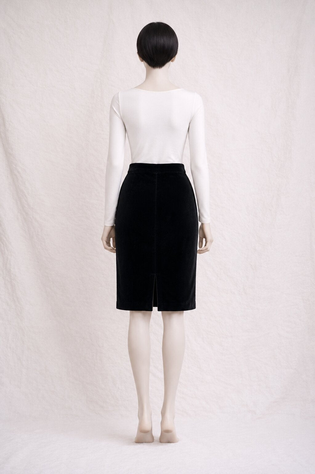 Dolce & Gabbana Vintage Black Velvet Skirt