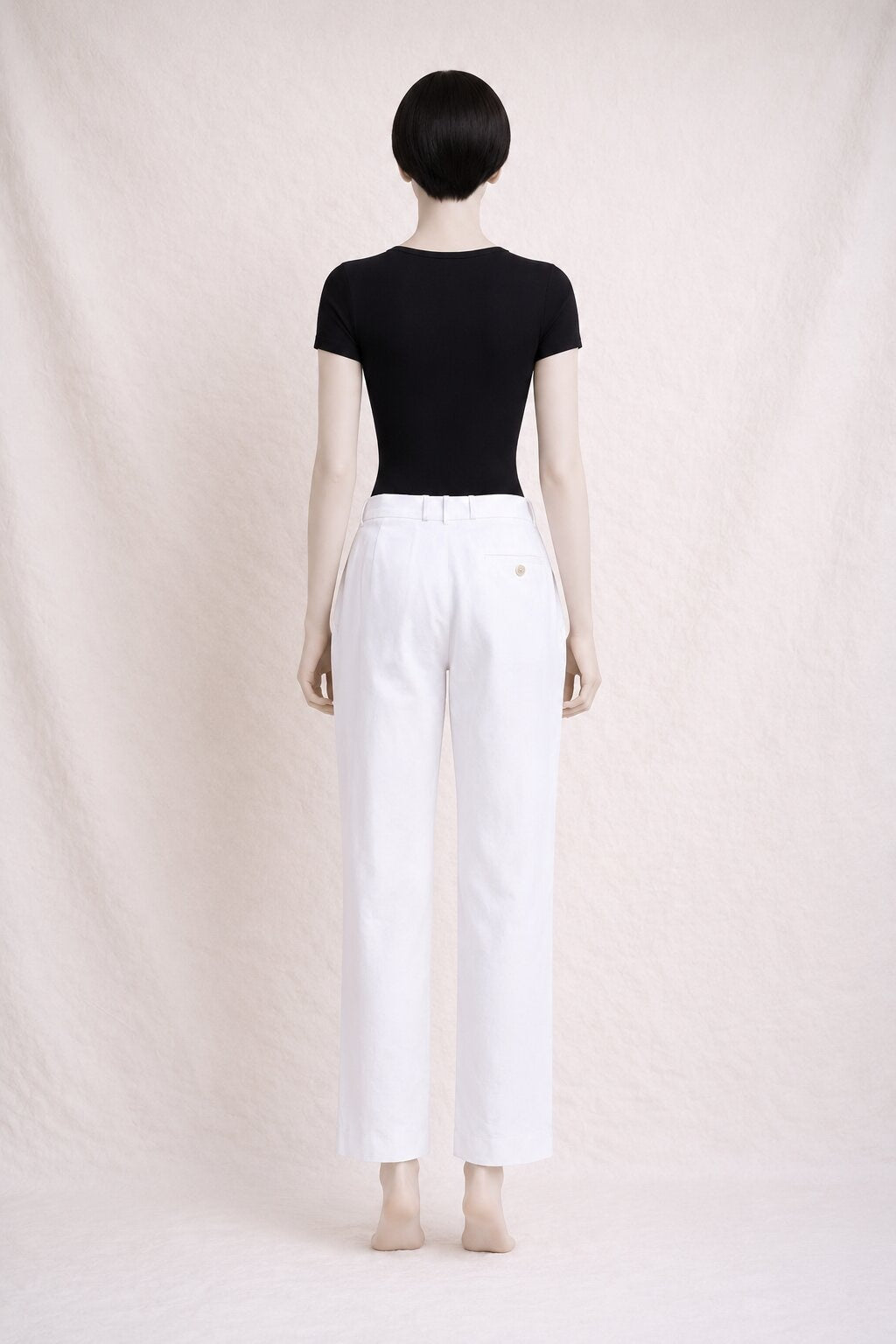 Jeans Yves Saint Laurent en denim blanc vintage authentique