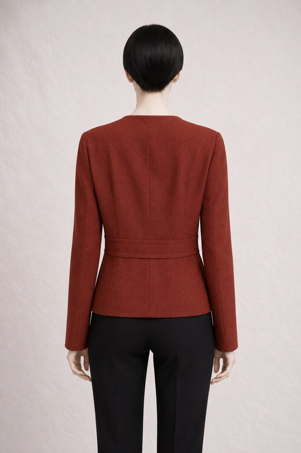 Blazer Dries Van Noten in authentic terracotta wool vintage