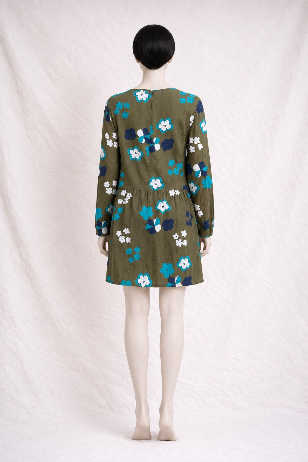 Authentic Vintage Khaki Cotton Summer Dress Zadig & Voltaire