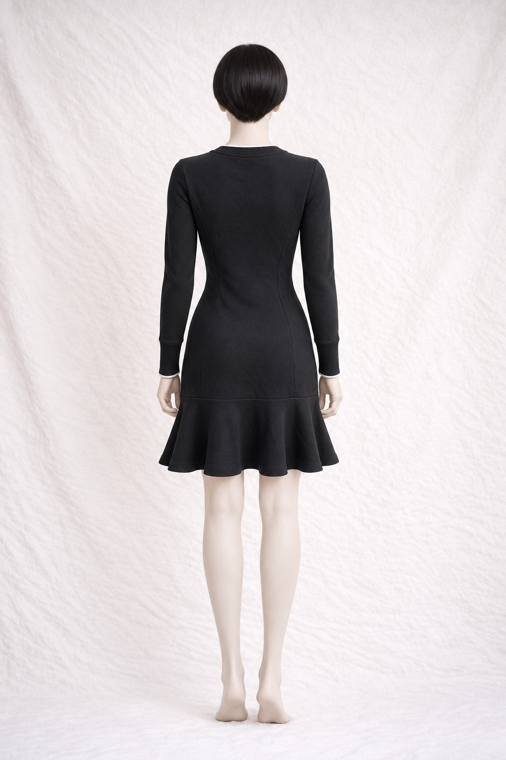 Authentic Vintage Black Stretch Cotton Dress Kenzo