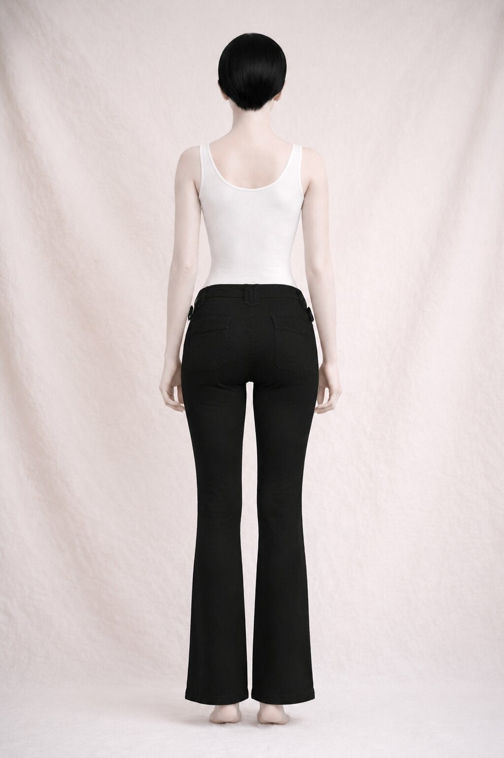 Pantalon cargo Zadig & Voltaire en coton noir vintage authentique