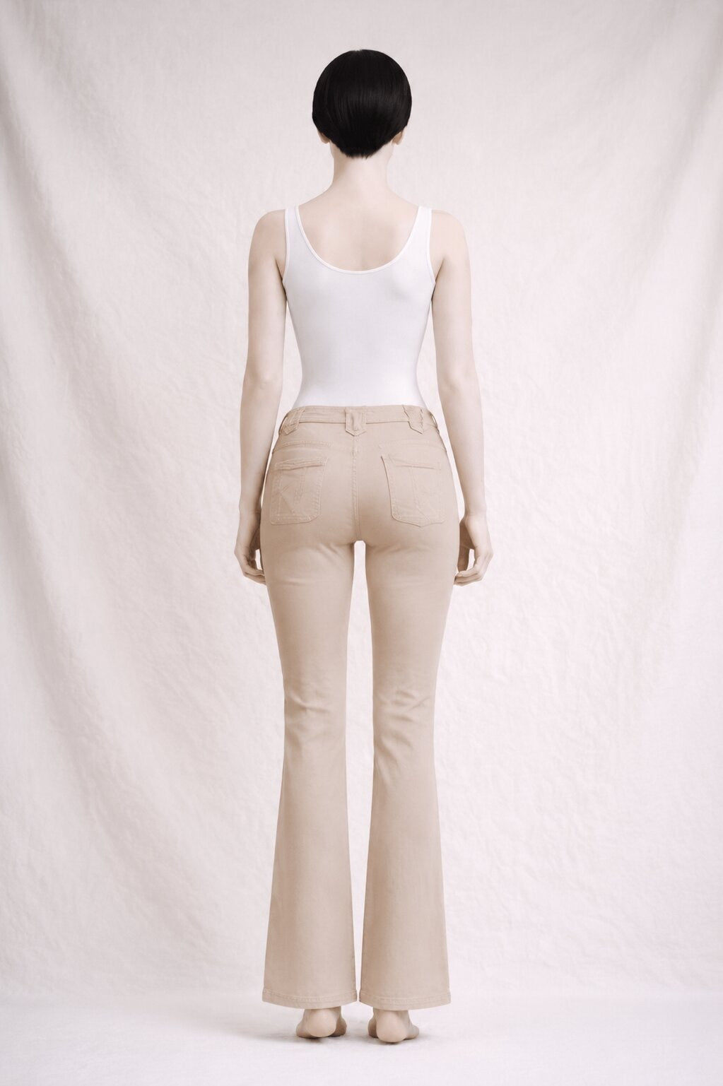 Pantalon Cargo en Coton Beige Vintage Authentique Zadig & Voltaire