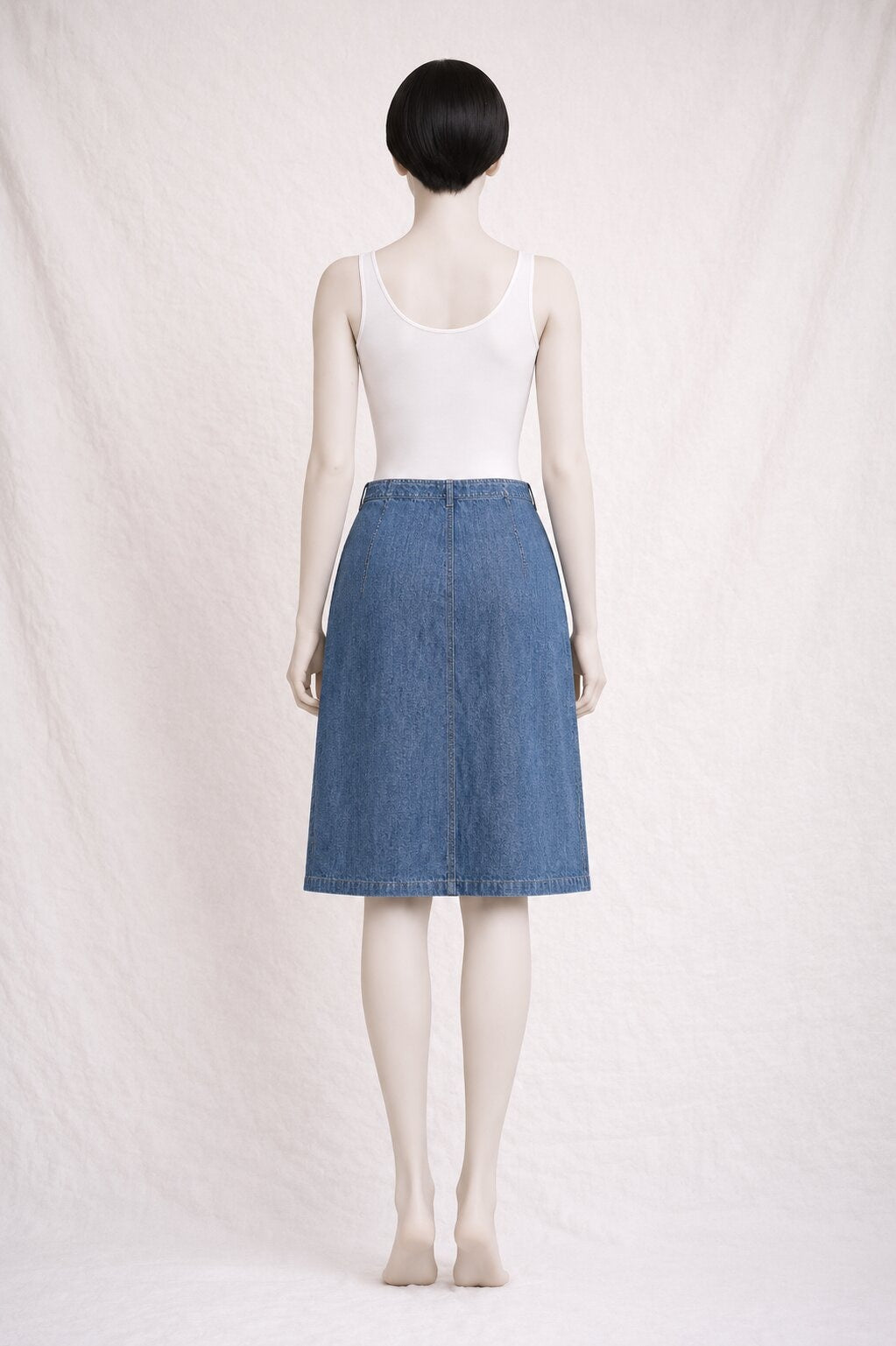 Authentic vintage blue denim skirt Kenzo