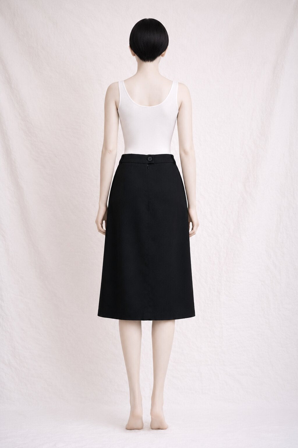 Givenchy Vintage Authentic Black Wool Skirt