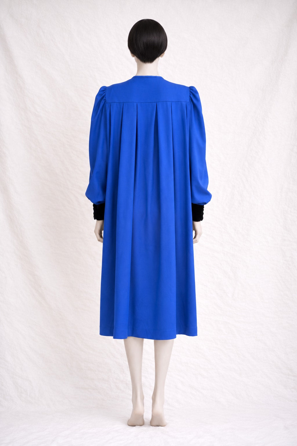 Manteau Lanvin en laine bleu vintage authentique