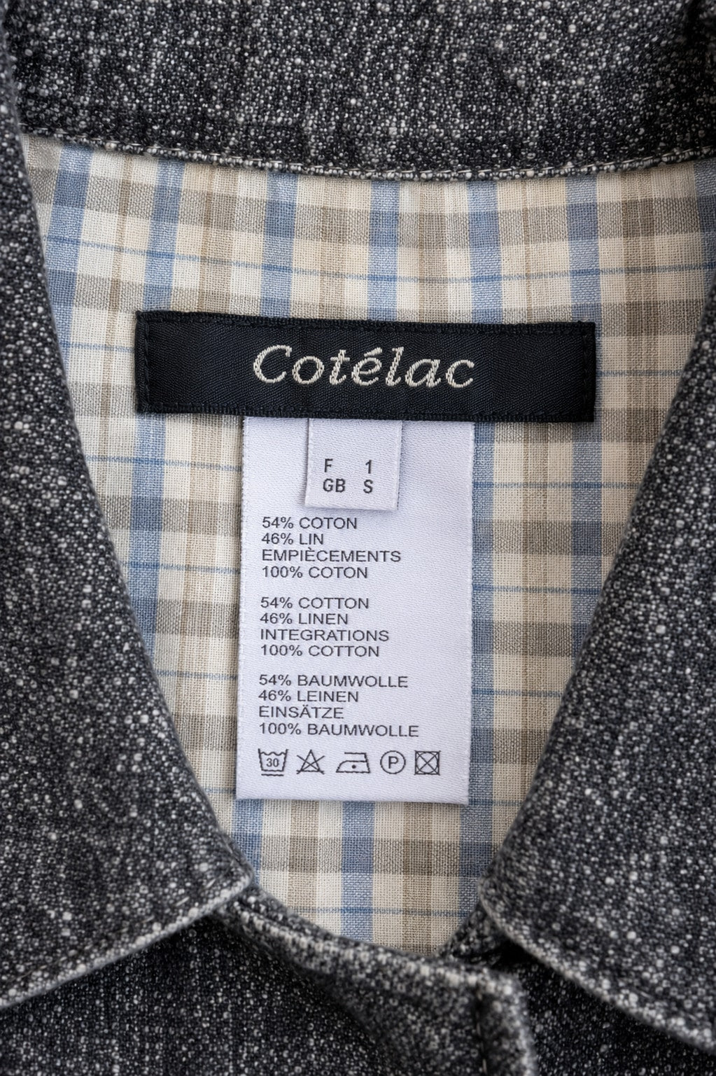 Cotélac Grey Denim Jacket