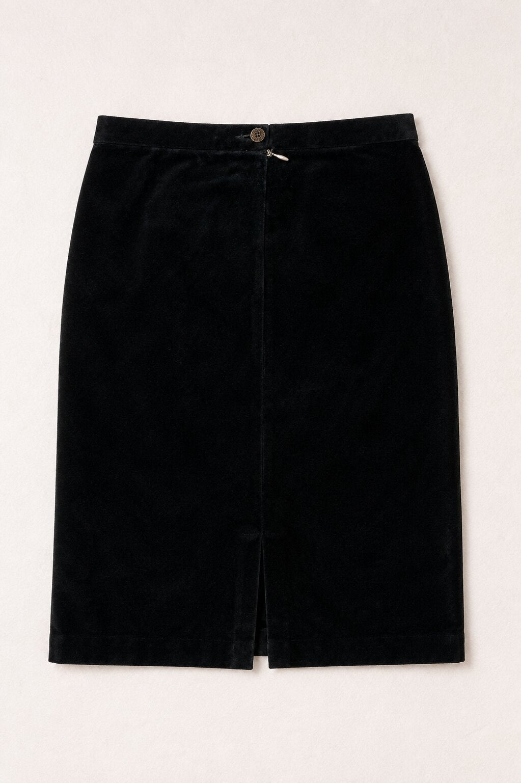 Dolce & Gabbana Vintage Black Velvet Skirt