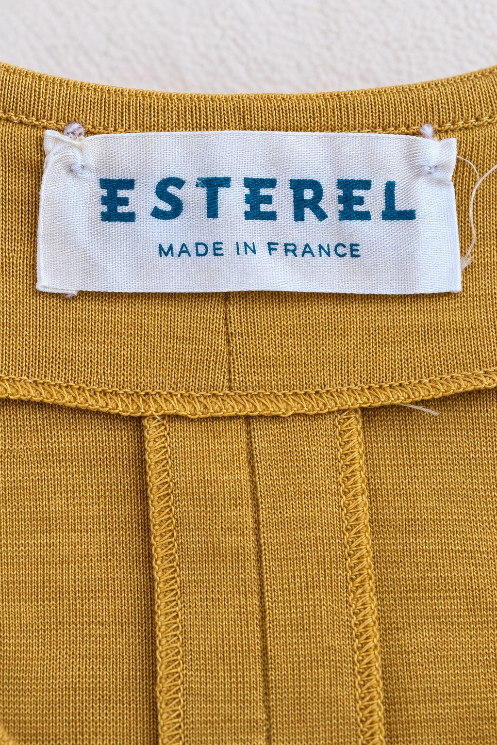Ensemble pantalon Esterel en laine moutarde vintage authentique circa 70s