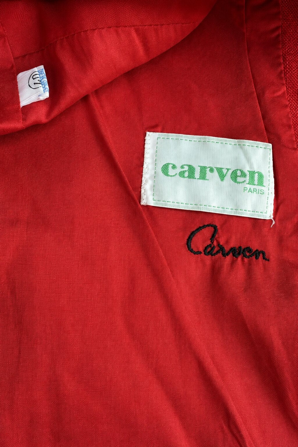 Vintage Carven Red Wool Blazer