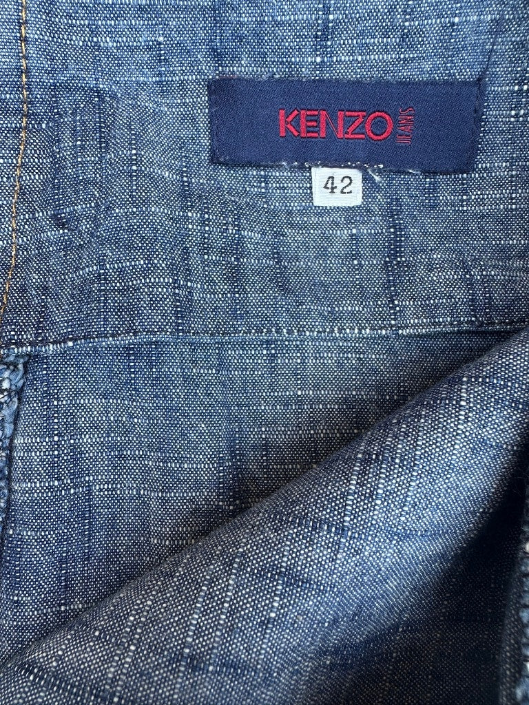 Authentic vintage blue denim skirt Kenzo