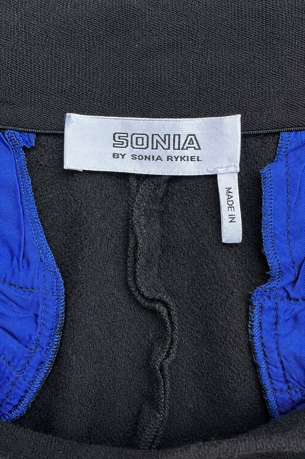 Pantalon Sonia Rykiel en laine noire vintage authentique