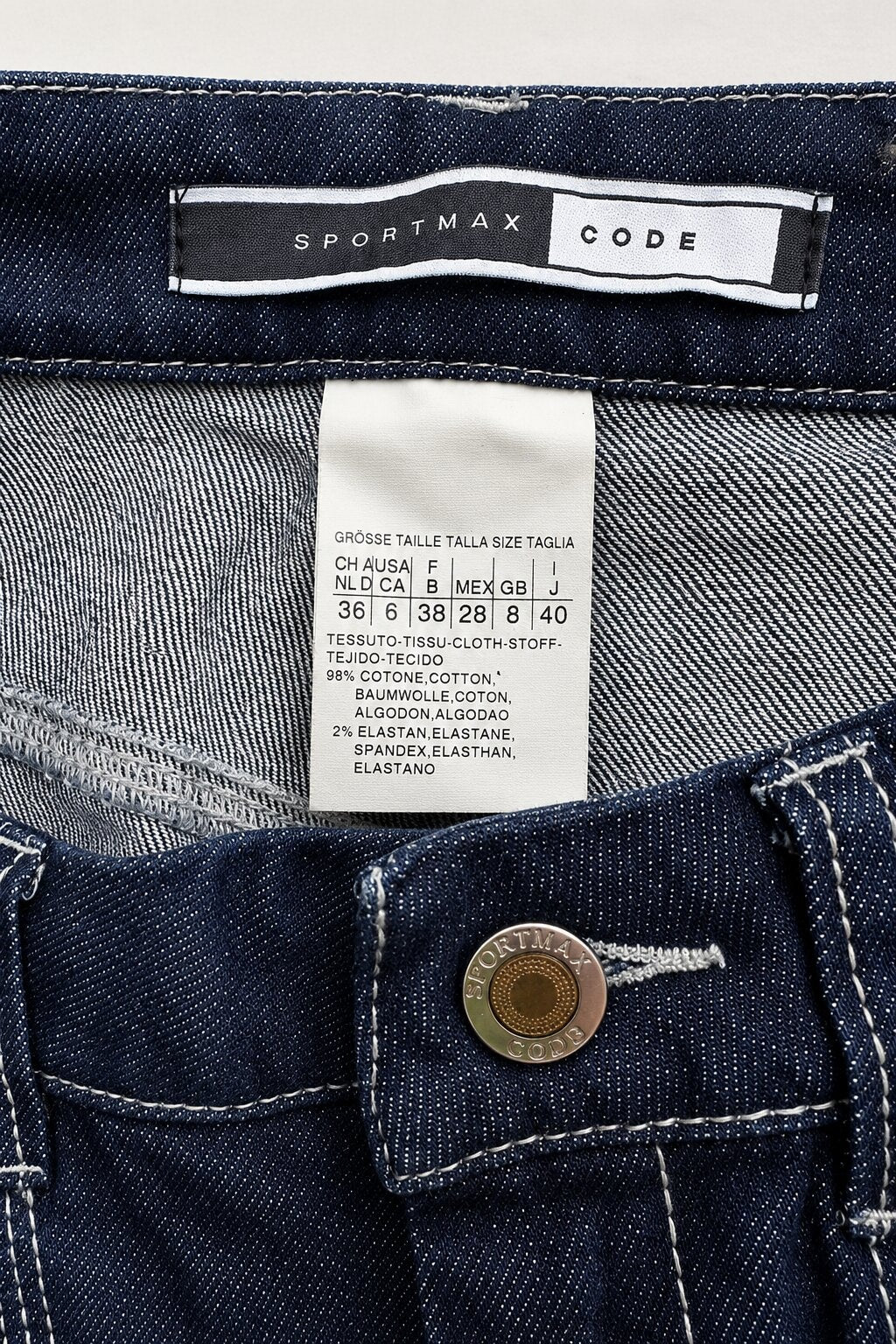 Max Mara Authentic Vintage Blue Denim Jeans