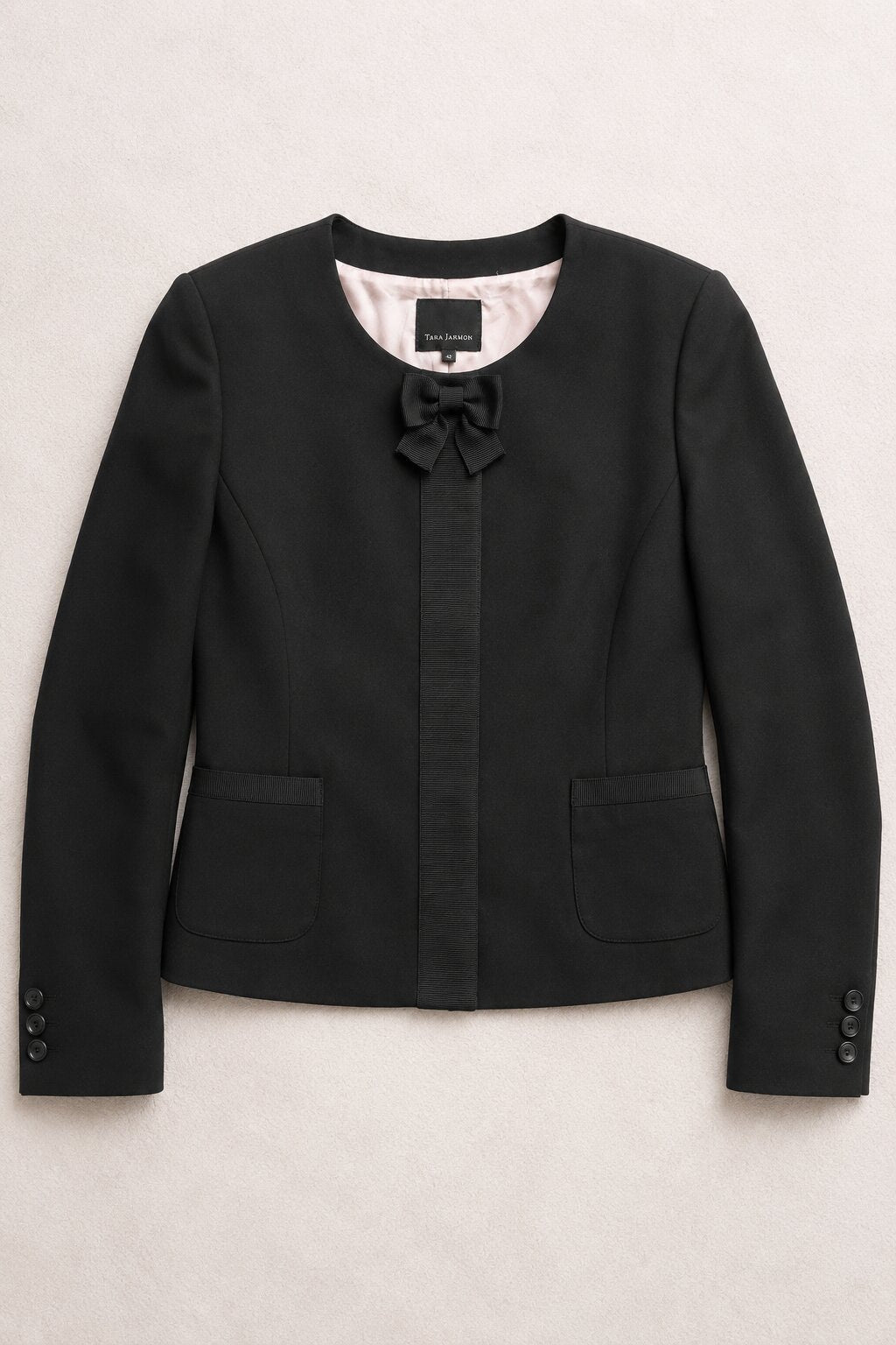 Black Viscose Blazer Tara Jarmon