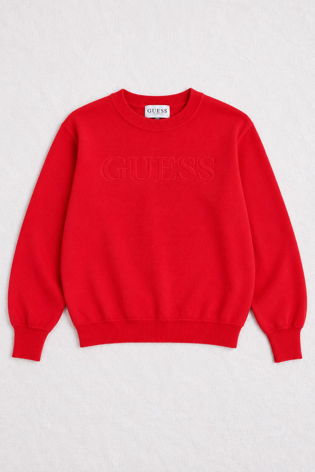 Authentic Vintage Red Knit Guess Jumper