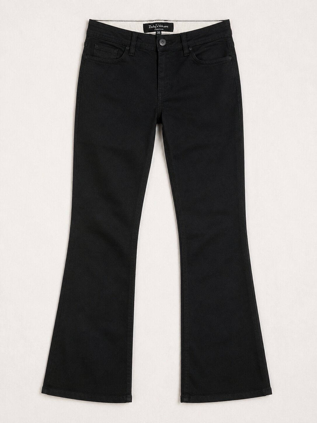 Pantalon cargo Zadig & Voltaire en coton noir vintage authentique