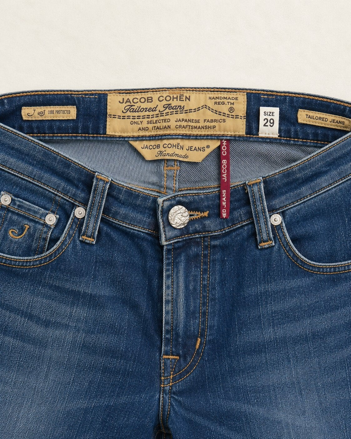Authentic Jacob Cohen Jeans in Vintage Blue Denim