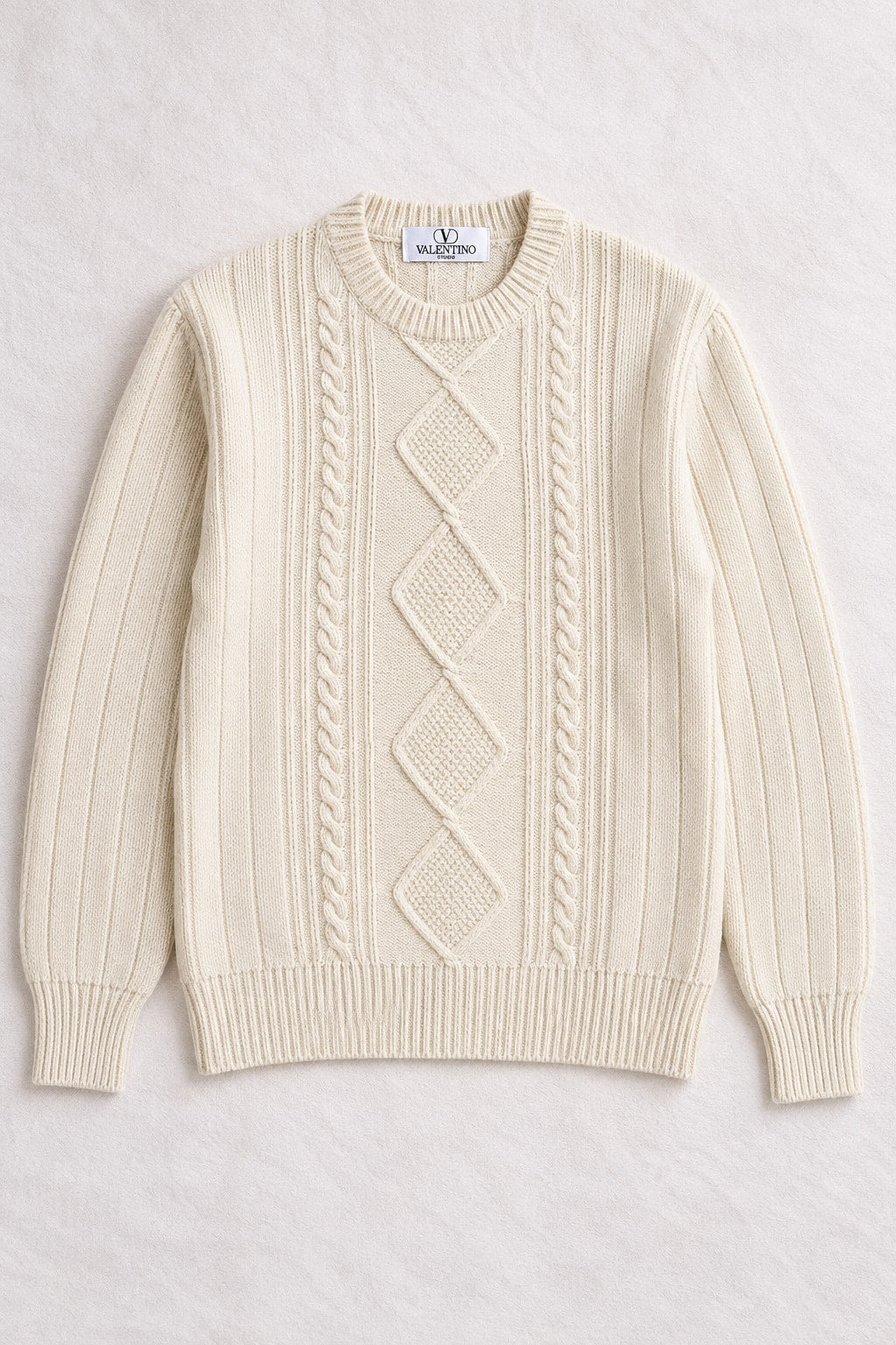 Authentic Vintage Cream Wool Sweat Valentino