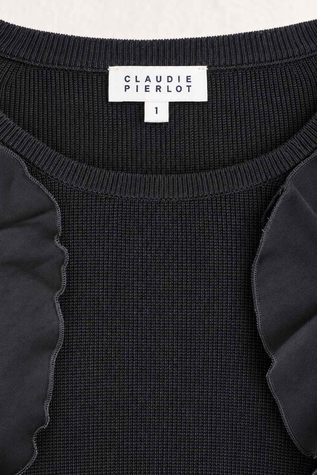 Authentic Vintage Black Cotton Jumper Claudie Pierlot